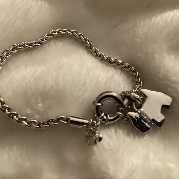 AGATHA Silver Dog Charm Bracelet - Picture 5 of 5